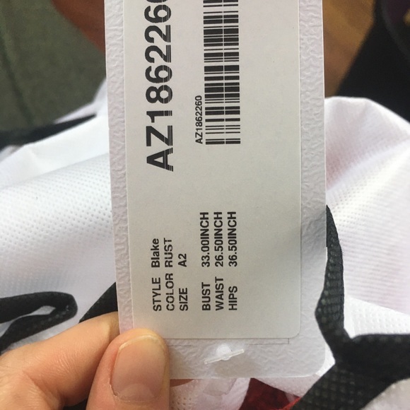 COPY - Azazie Blake Rust Brand New size A2 - Picture 4 of 5